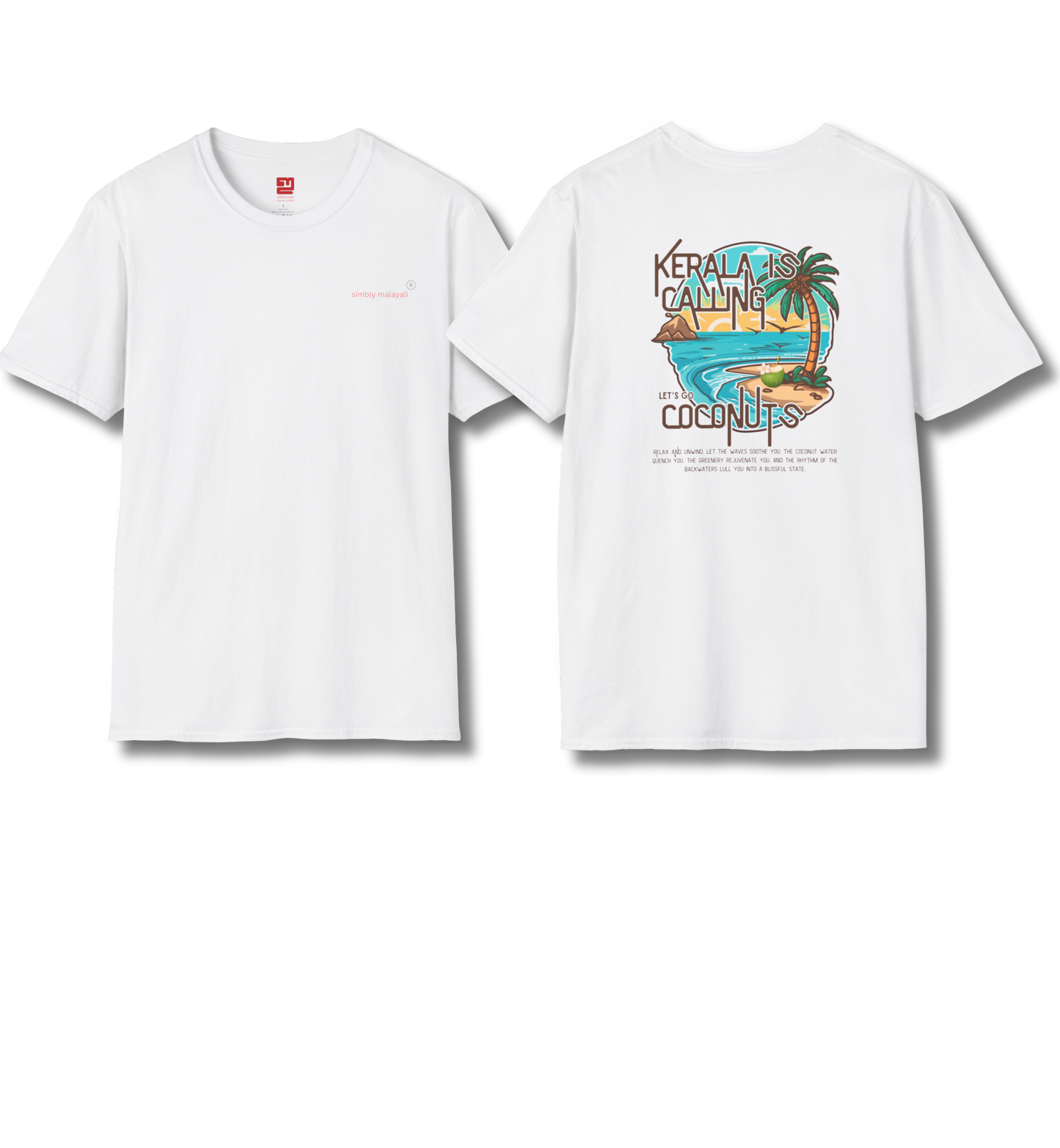 Let's Go Coconuts - Backprint T Shirt