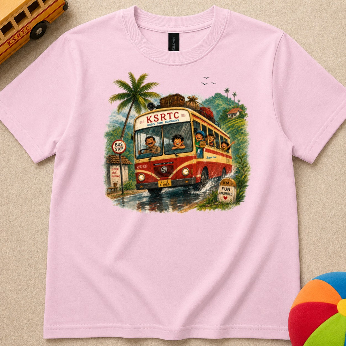 KSRTC Ride Kids Unisex T Shirt