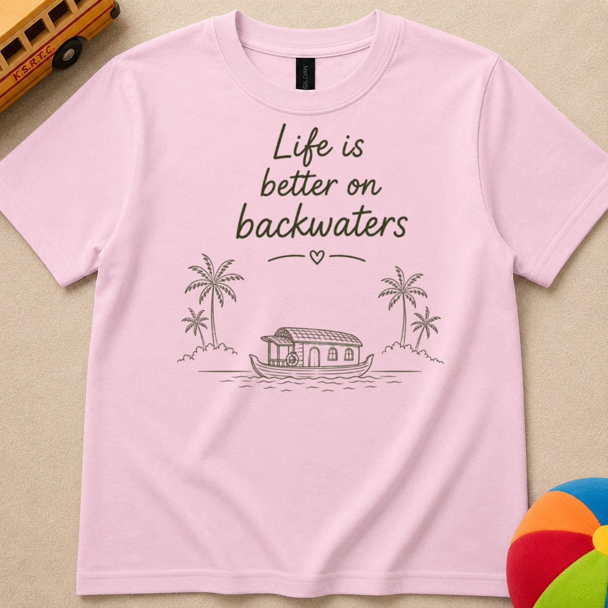 Better on The Backwaters Kids Unisex T Shirt