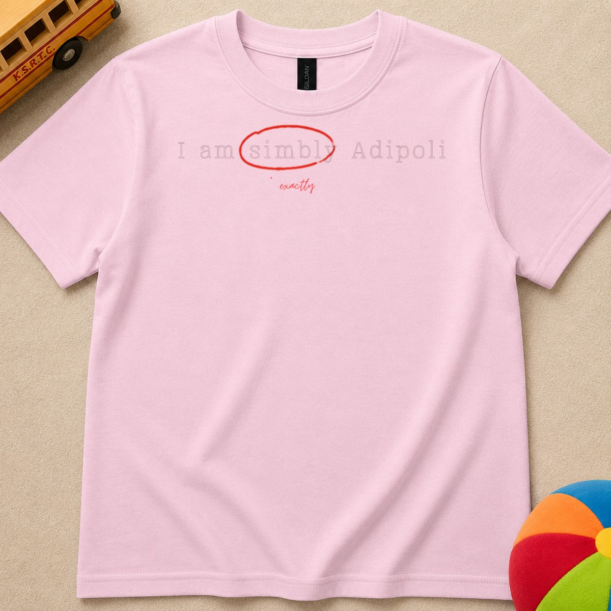 I Am Simbly Adipoli Kids Unisex T Shirt
