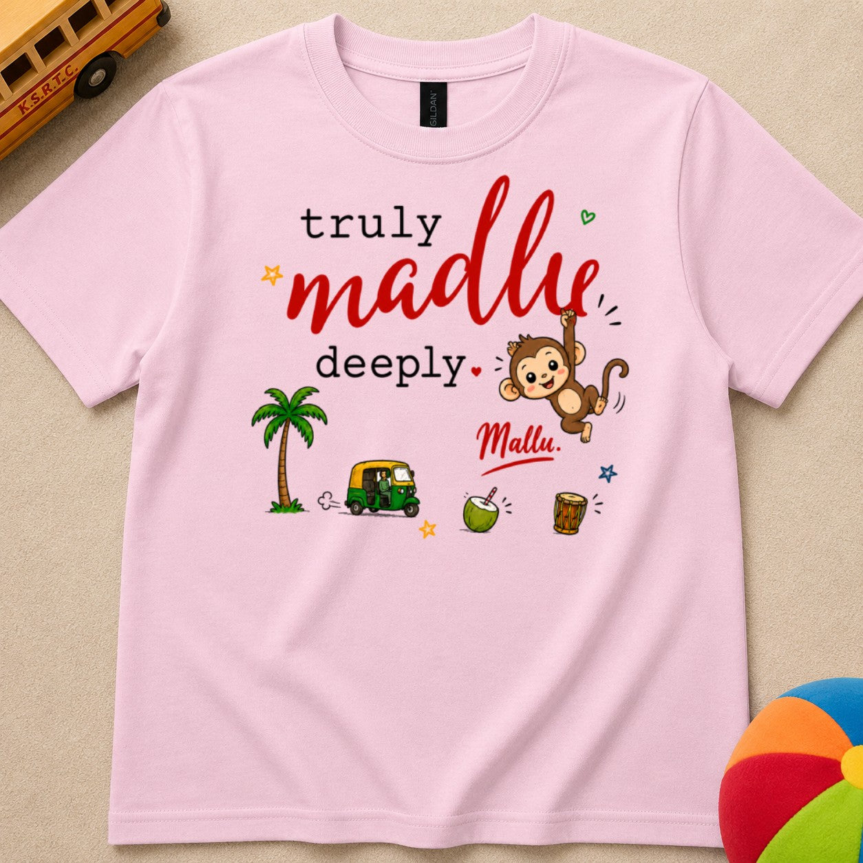 Truly Madly Mallu Kids Unisex T Shirt