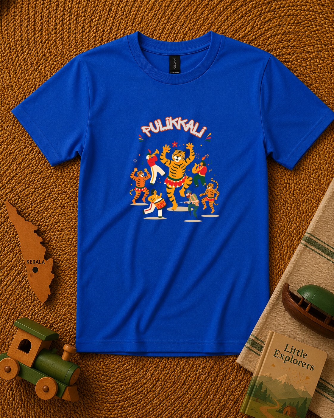 Pulikali Parade Kids Unisex T Shirt ( SAMPLE)