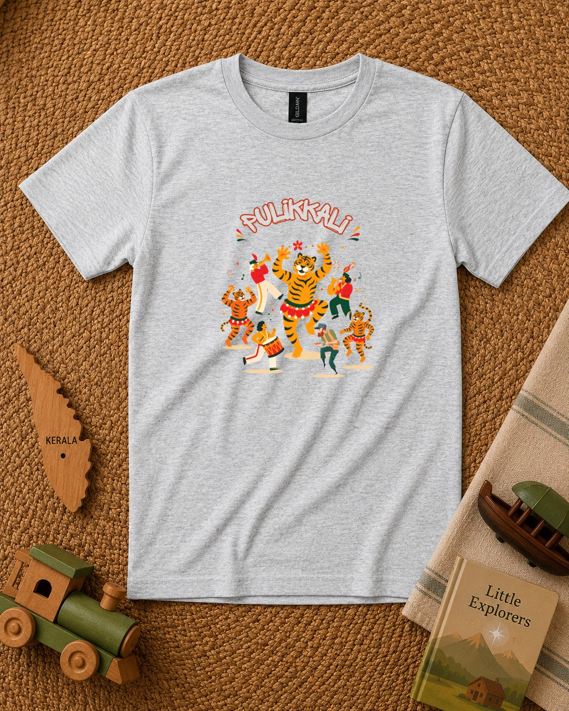 Pulikali Parade Kids Unisex T Shirt ( SAMPLE)