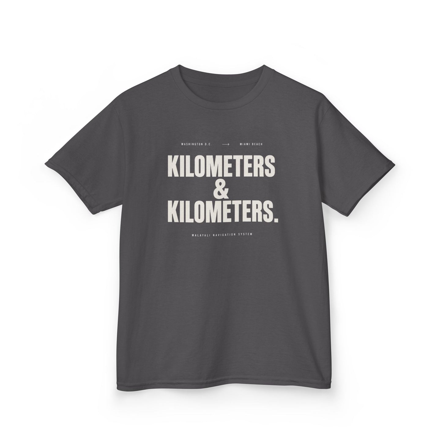 Kilometers & Kilmoeters Kids Unisex T Shirt