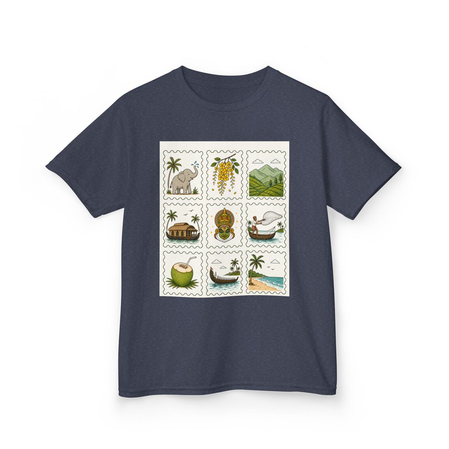 Kerala Stamp  Kids Unisex T Shirt