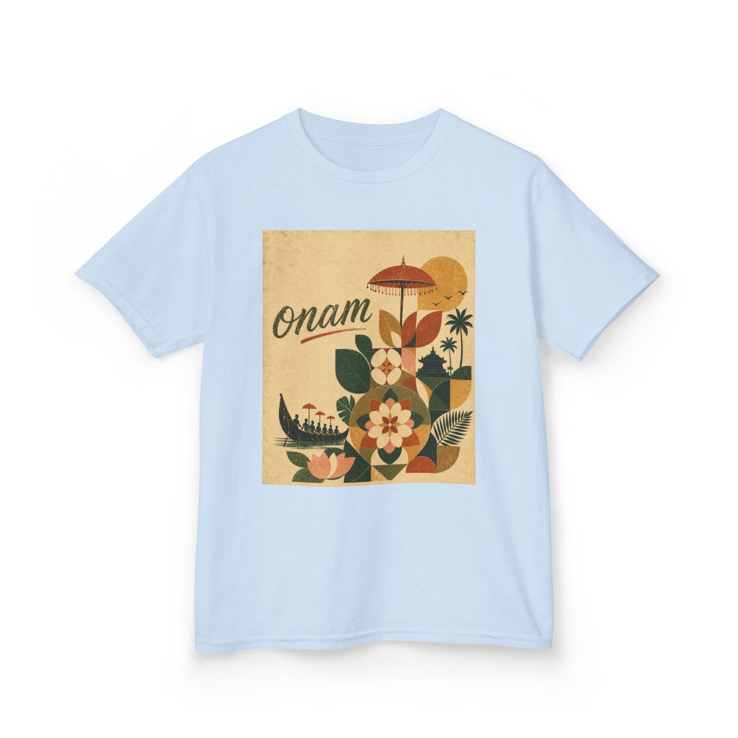 Onam Flowers Kids Unisex T Shirt