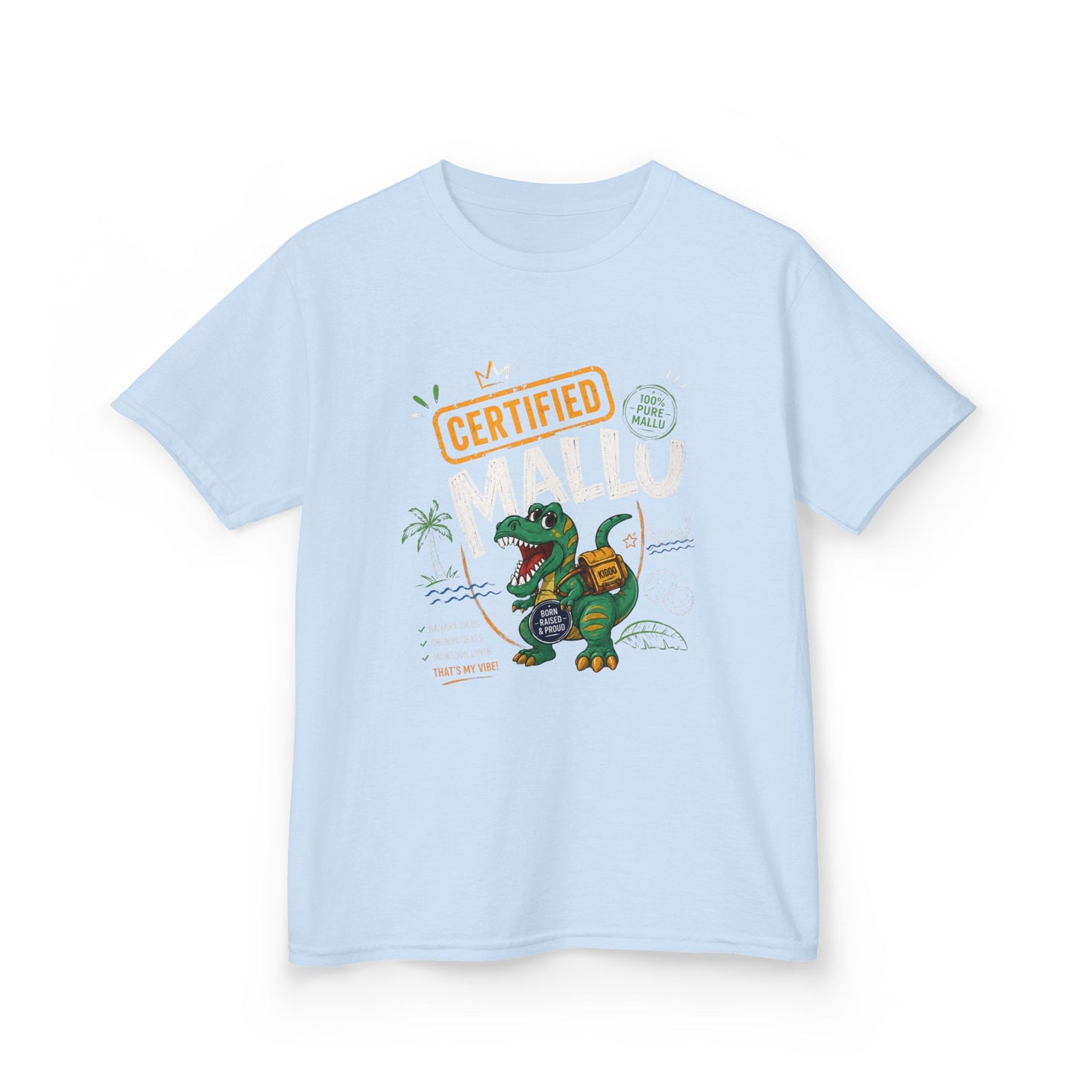 Dino Mallu Kids Unisex T Shirt