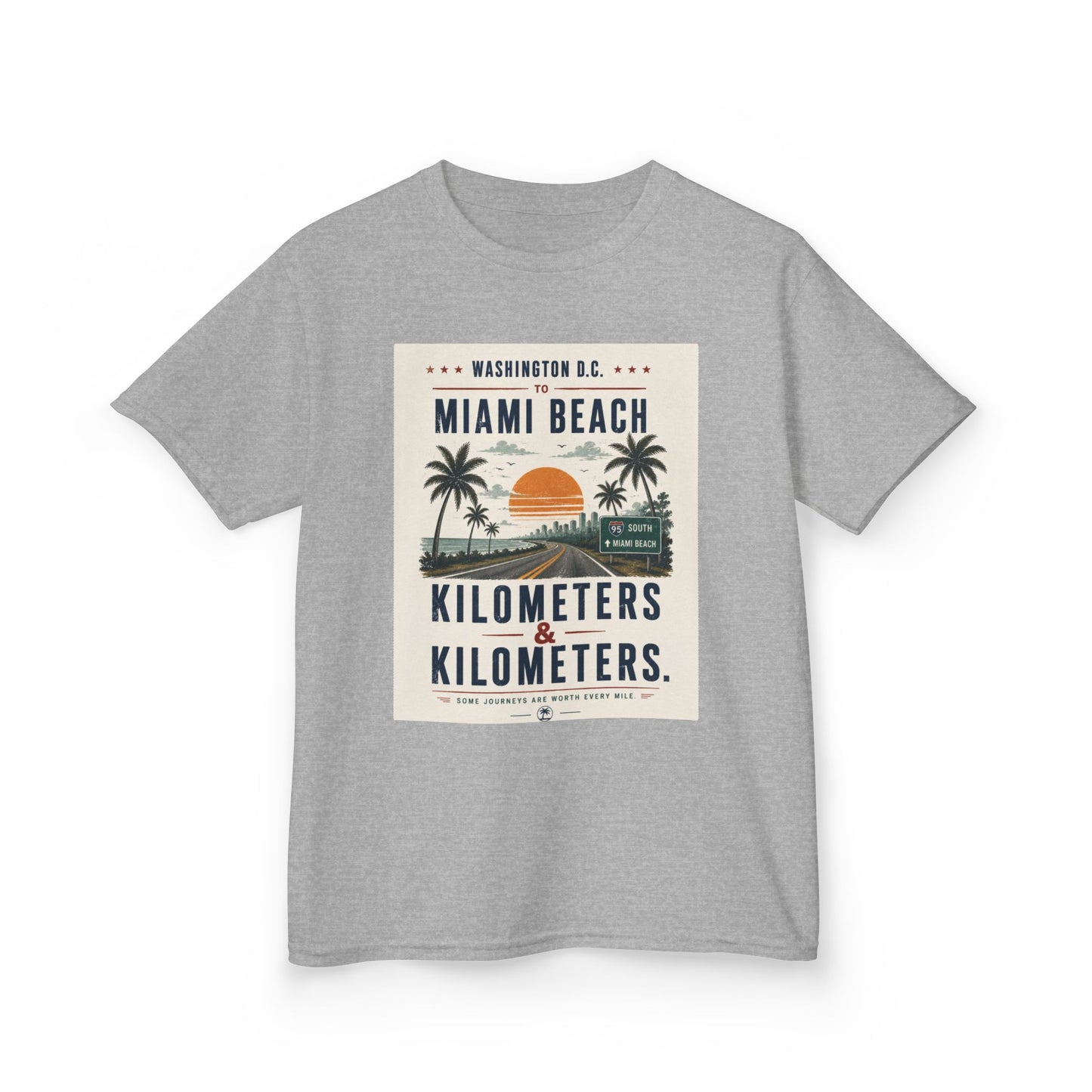 DC To Miami Beach Kids Unisex T Shirt