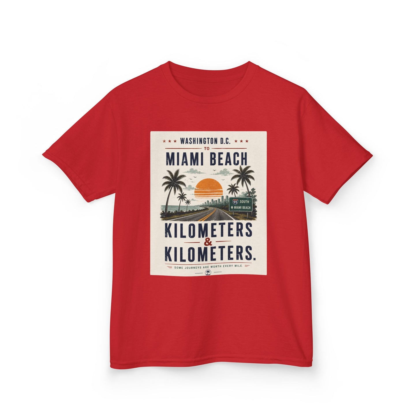 DC To Miami Beach Kids Unisex T Shirt