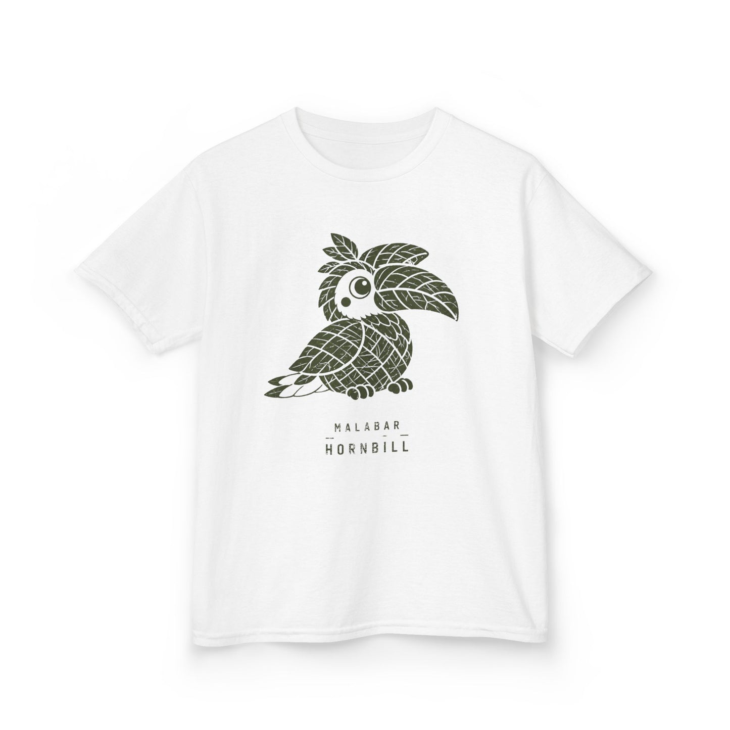 Malabar Hornbill Kids Unisex T Shirt