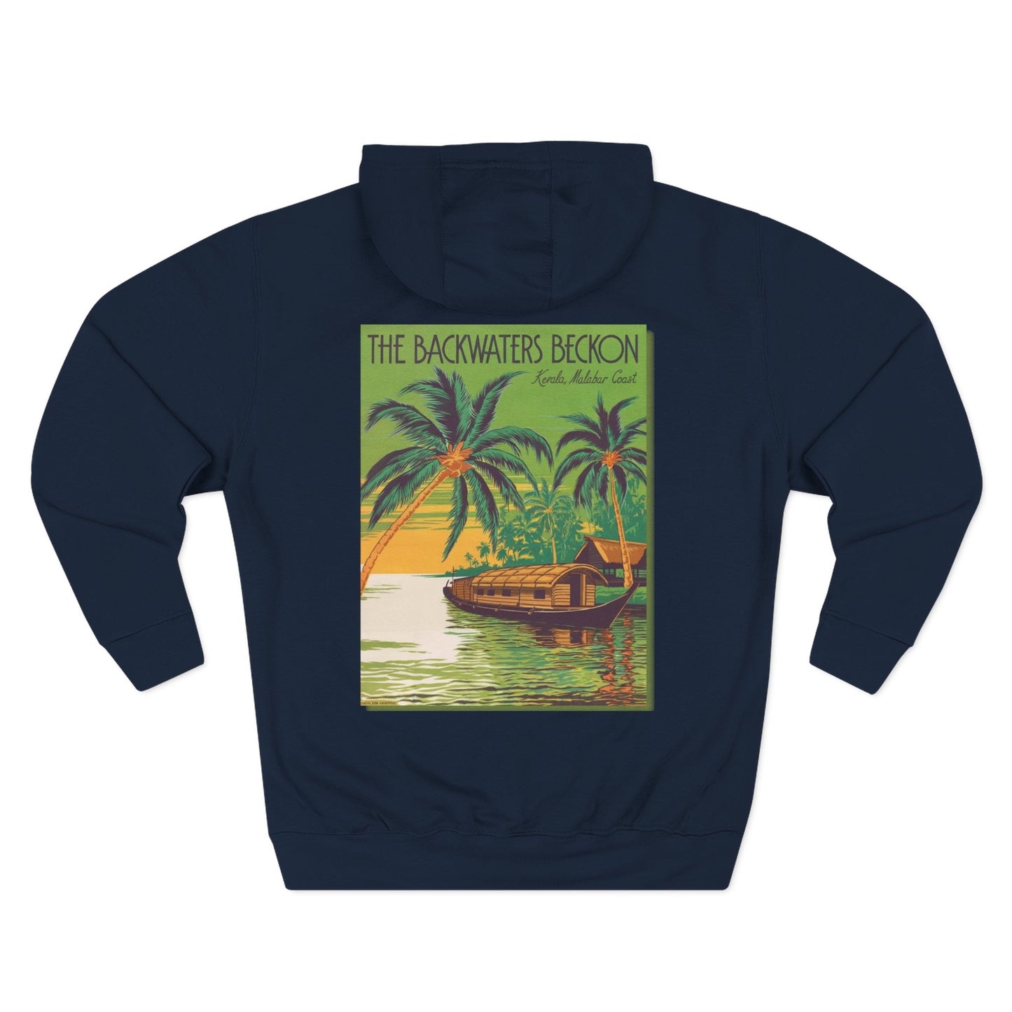 The Backwaters Beckon  - Backprint Hoodie