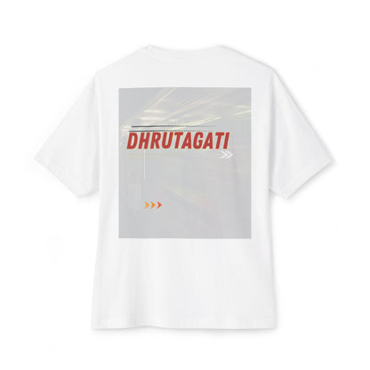 Dhrutagati -  Oversized Boxy Backprint T Shirt