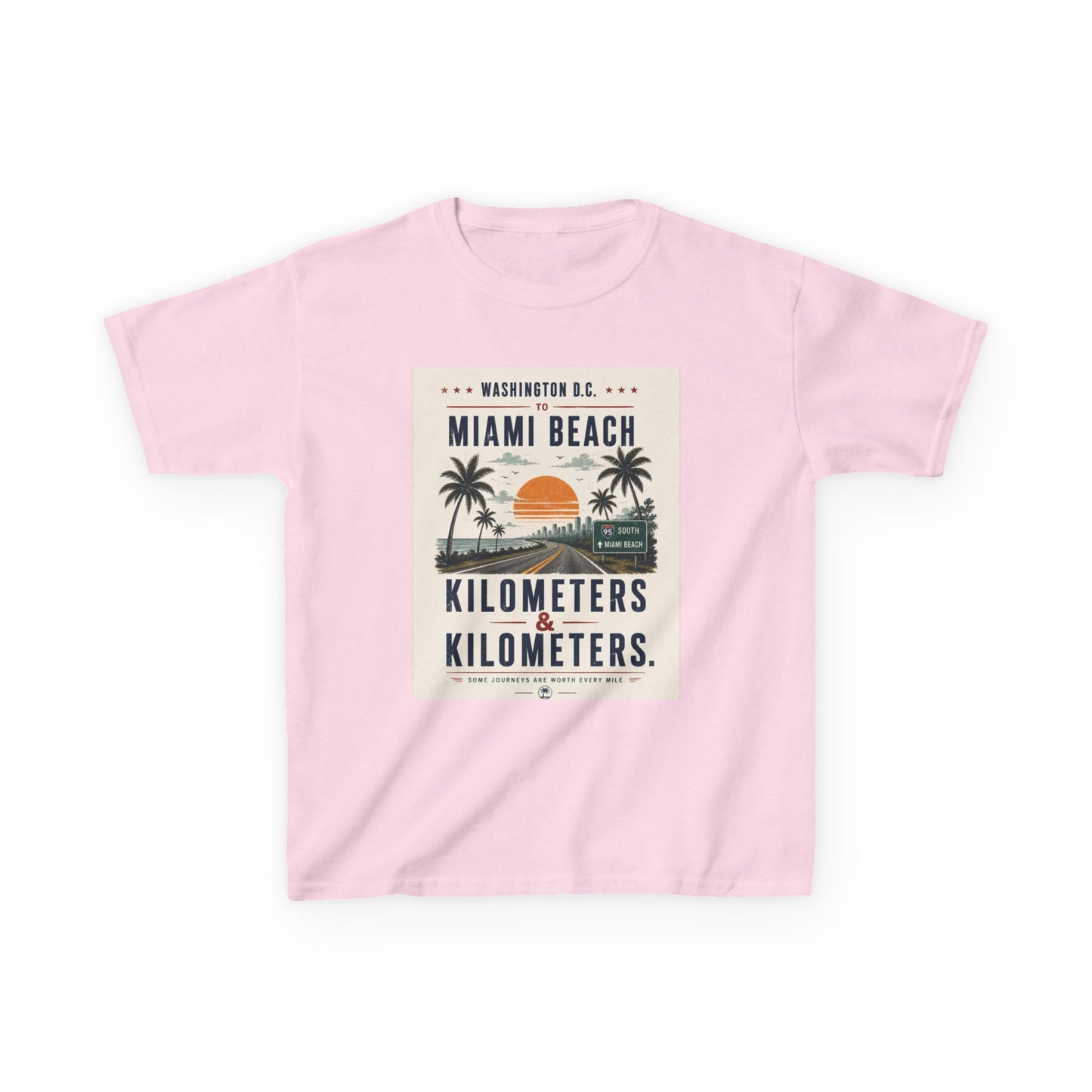 DC To Miami Beach Kids Unisex T Shirt