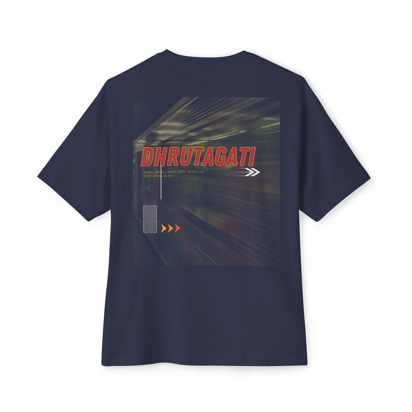 Dhrutagati -  Oversized Boxy Backprint T Shirt