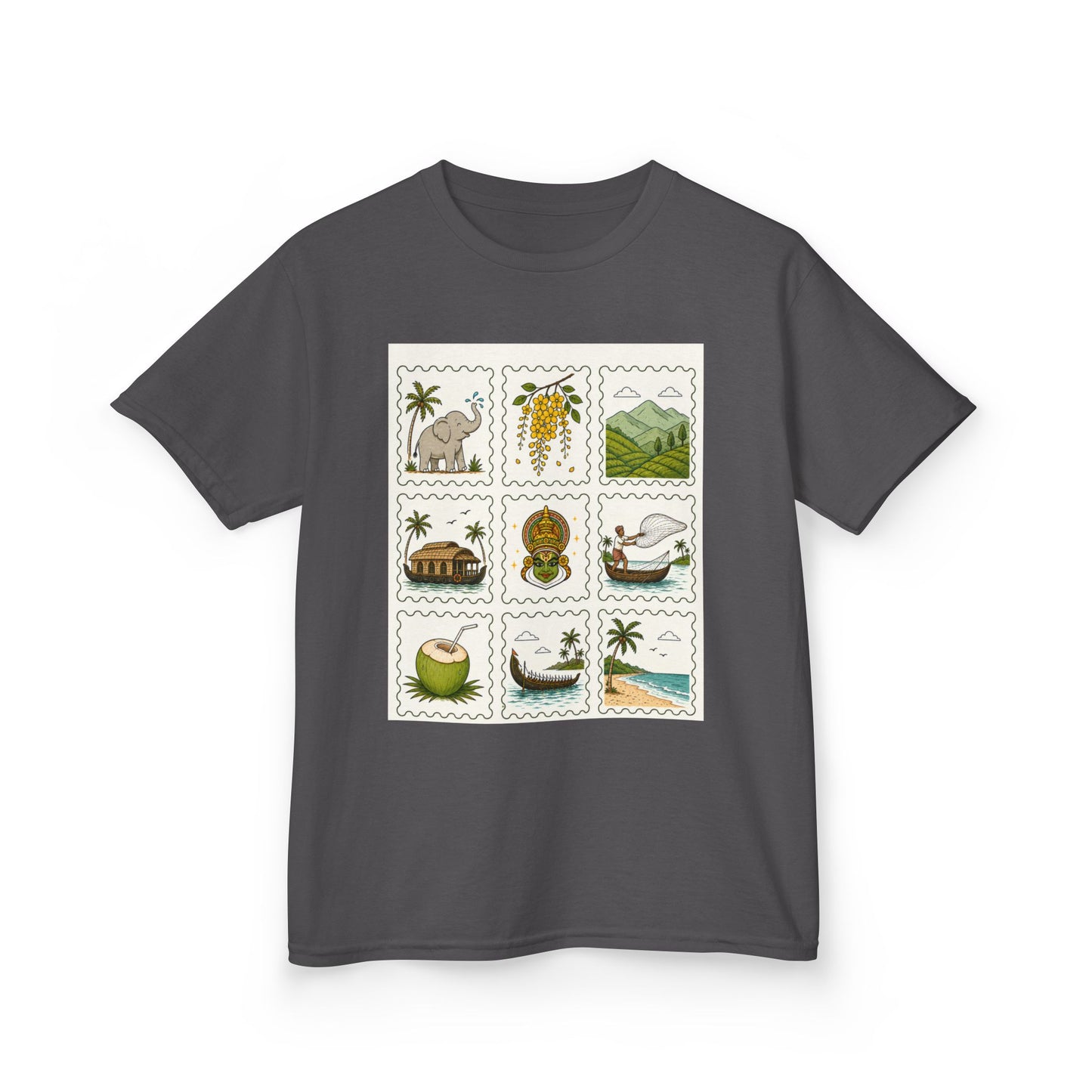 Kerala Stamp  Kids Unisex T Shirt