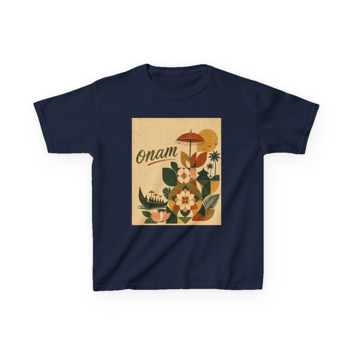 Onam Flowers Kids Unisex T Shirt