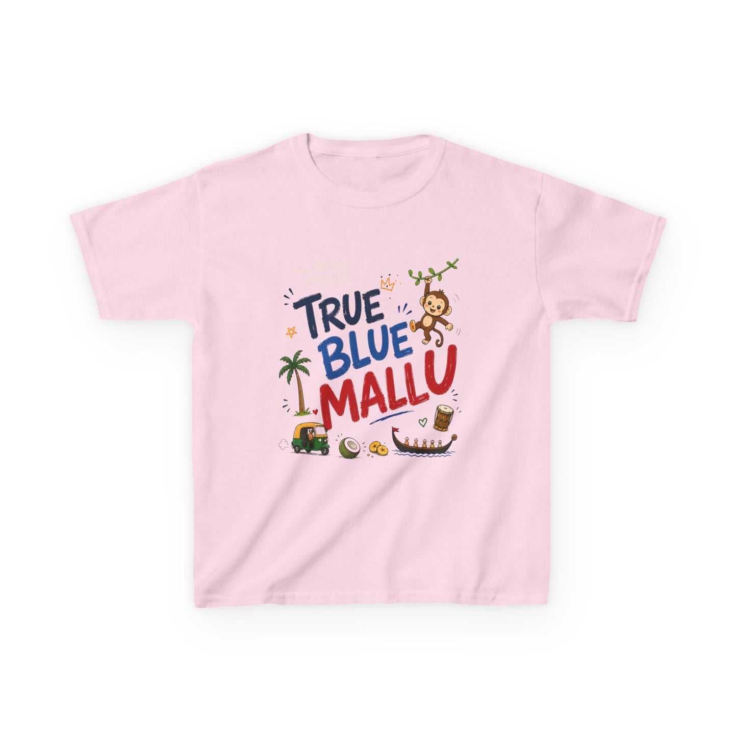 True Blue Mallu Kids Unisex T Shirt