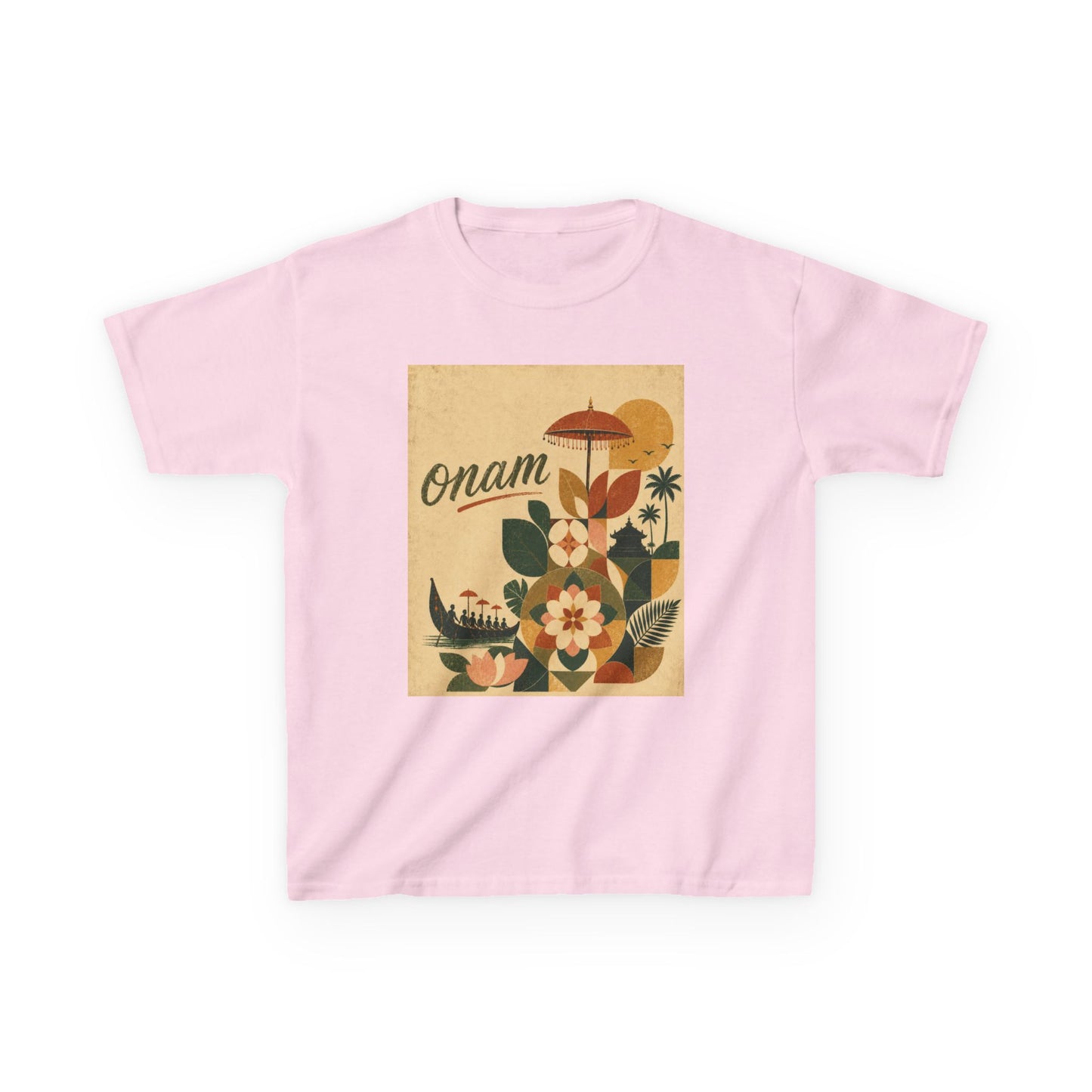 Onam Flowers Kids Unisex T Shirt