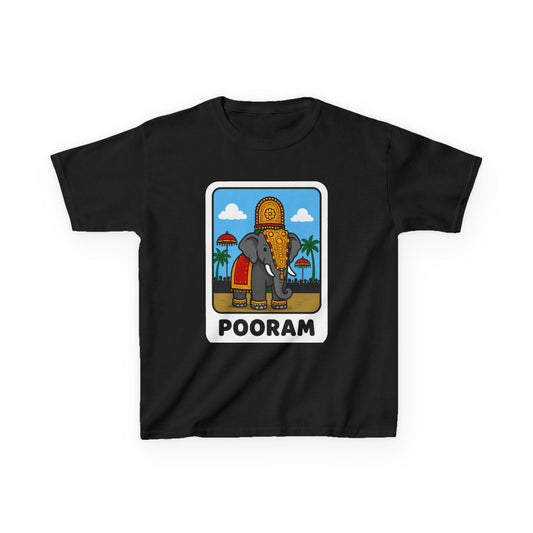 Pooram Elephant Kids Unisex T Shirt