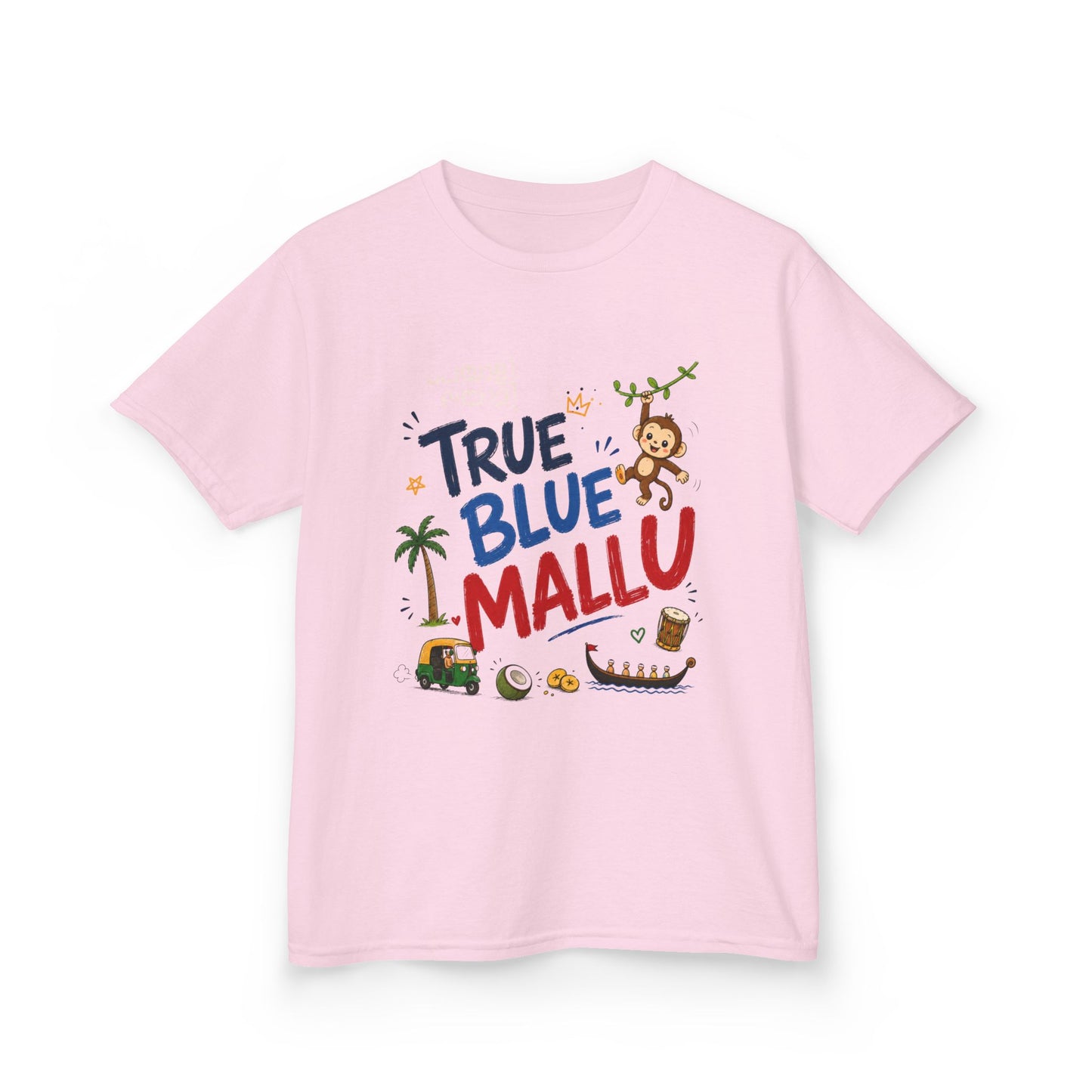 True Blue Mallu Kids Unisex T Shirt