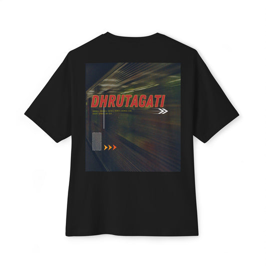 Dhrutagati -  Oversized Boxy Backprint T Shirt