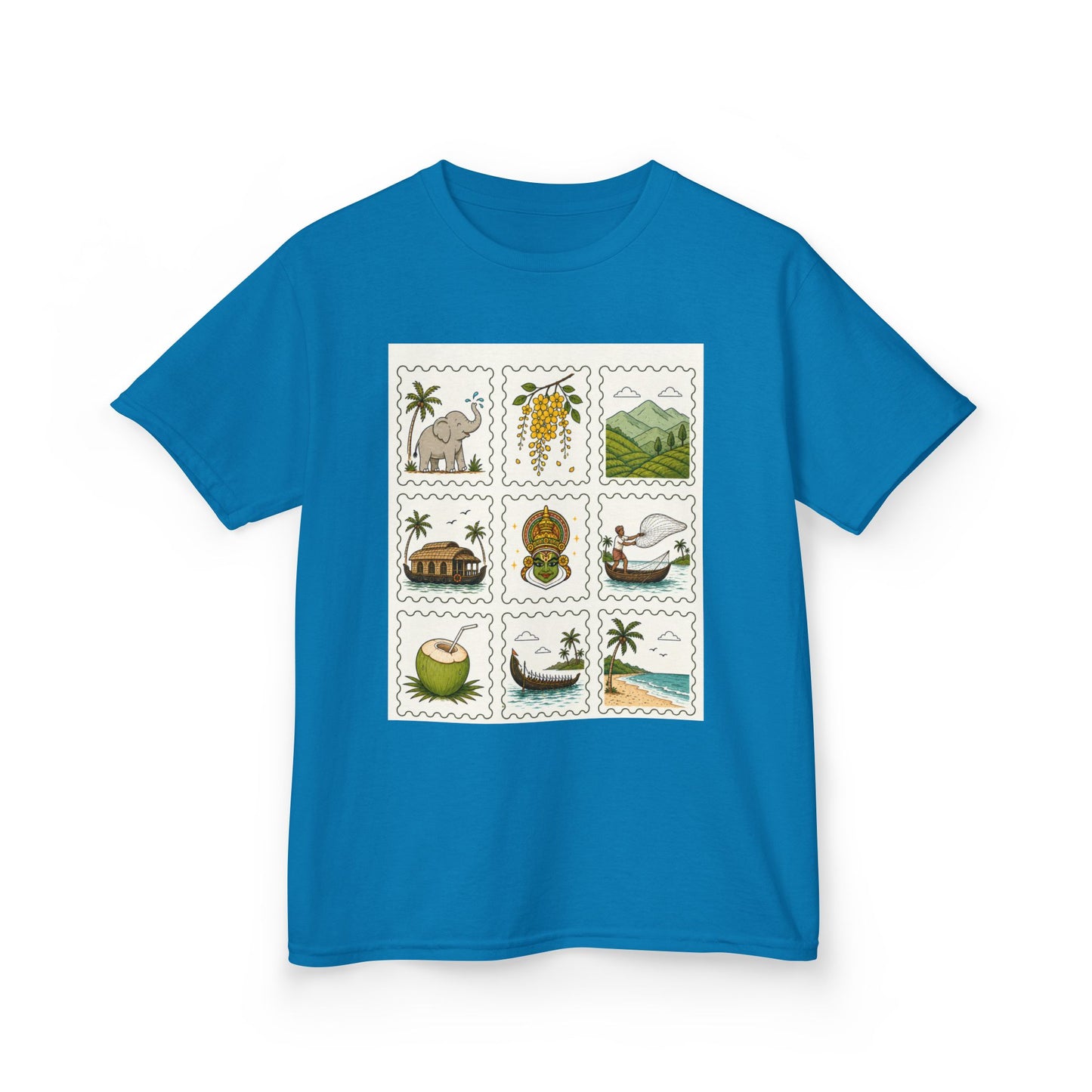 Kerala Stamp  Kids Unisex T Shirt