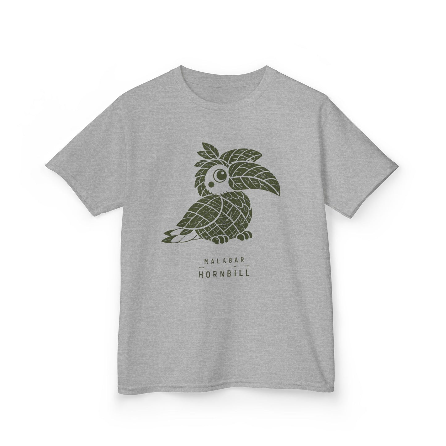 Malabar Hornbill Kids Unisex T Shirt