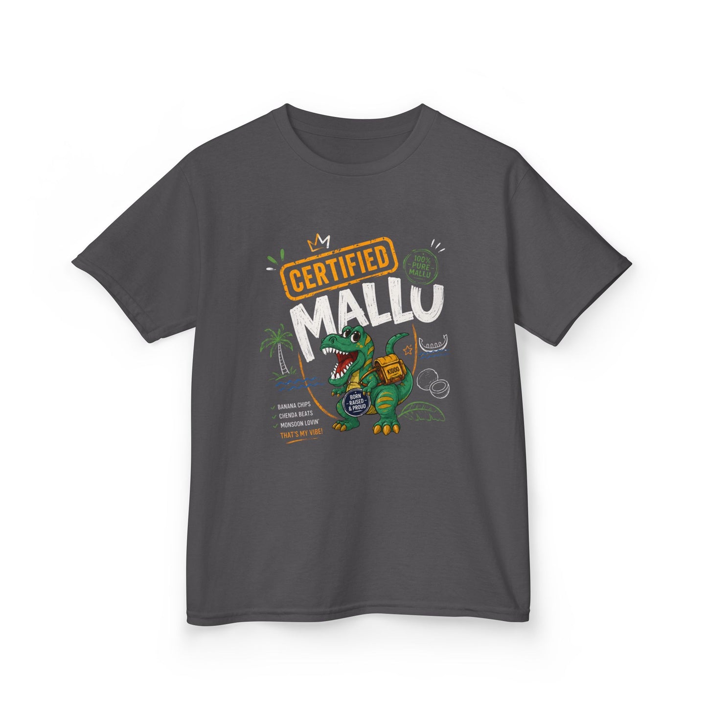 Dino Mallu Kids Unisex T Shirt