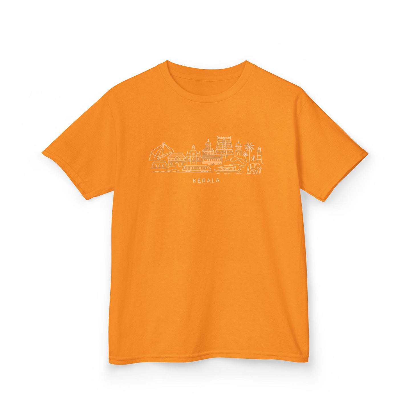 Kerala Line Art Kids Unisex T Shirt
