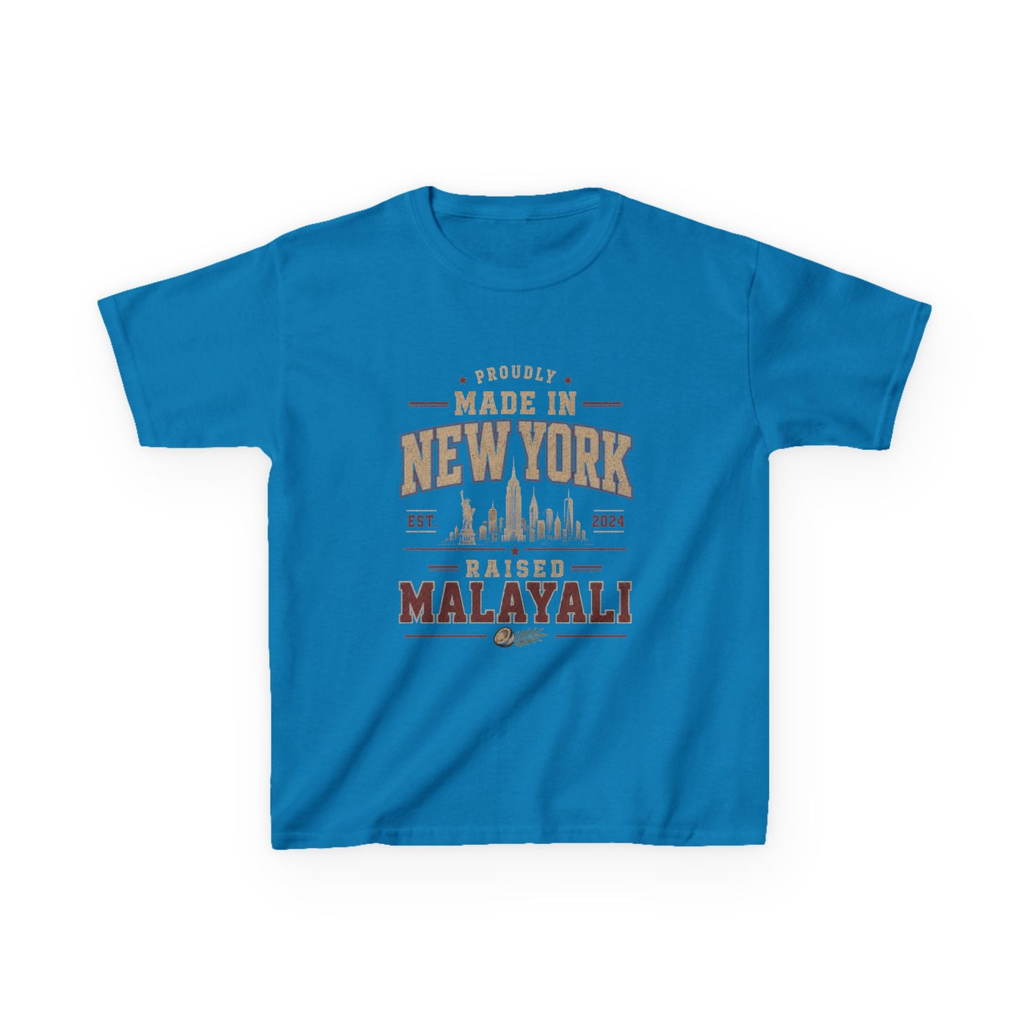 Made in NY Malayali Kids Unisex T Shirt