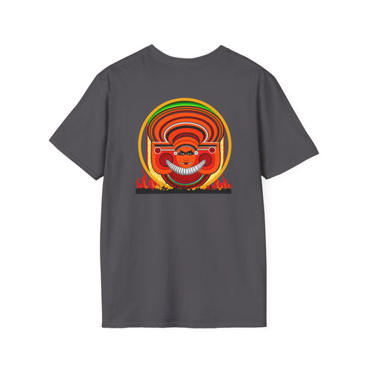 Theyyam on Fire Backprint- T Shirt