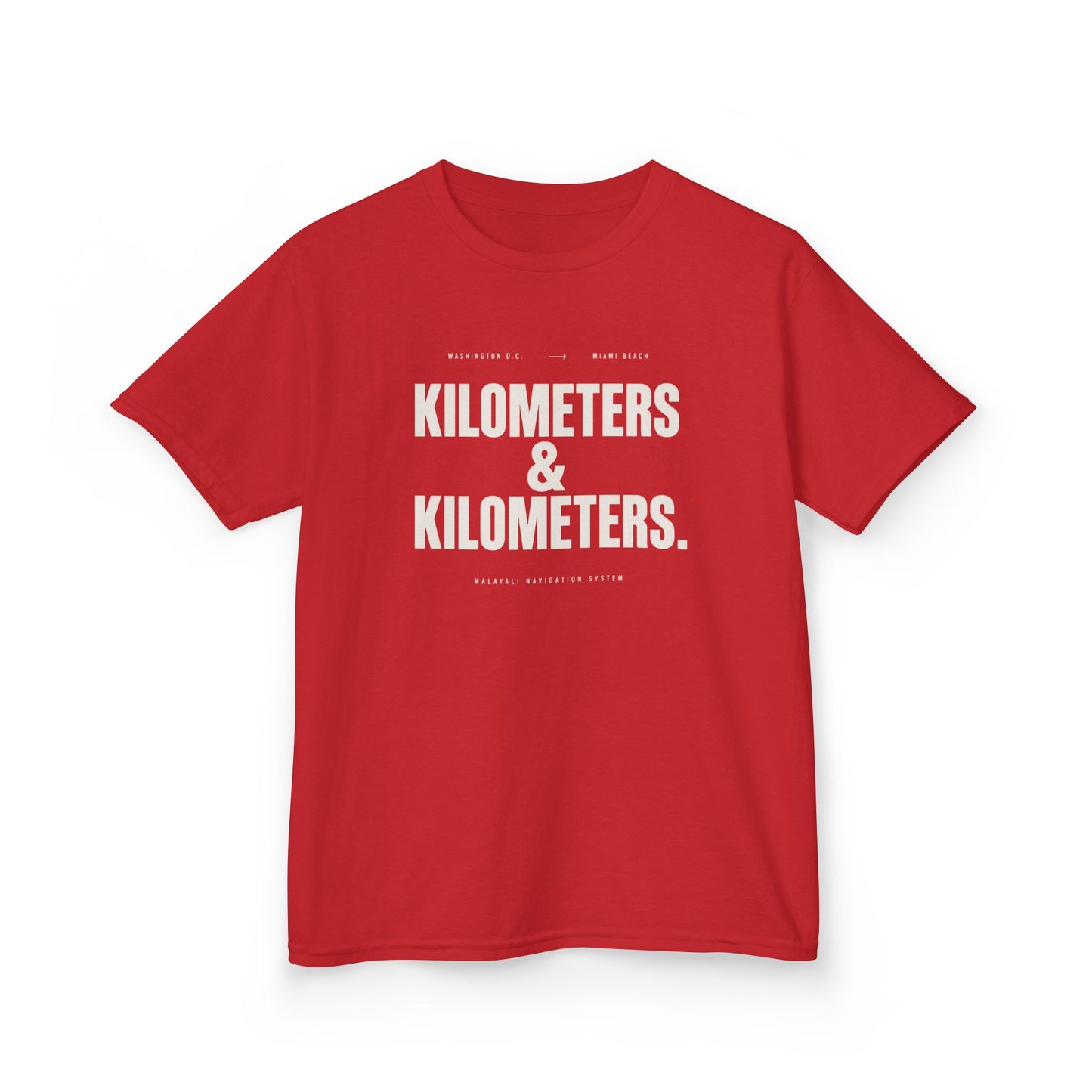 Kilometers & Kilmoeters Kids Unisex T Shirt