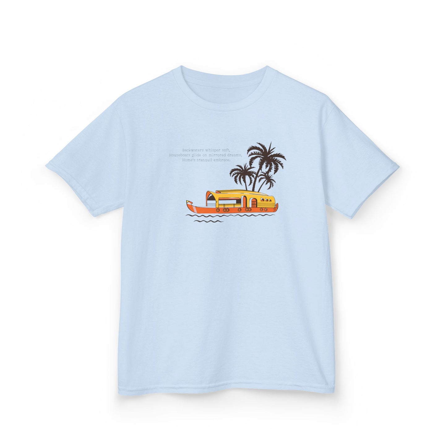 Houseboat Sailing Kids Unisex T Shirt