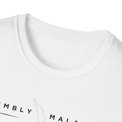 Simbly Malayali with Map -  T Shirt