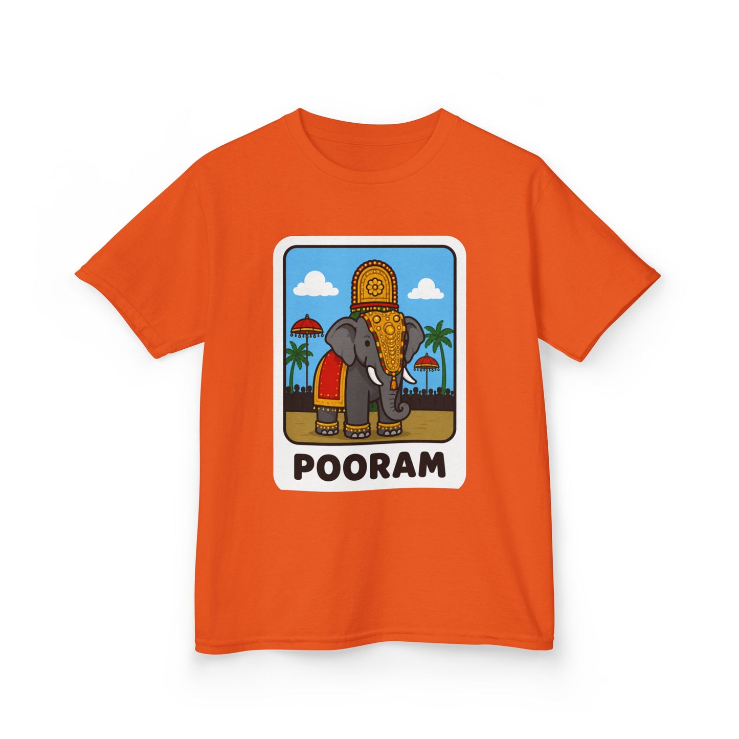 Pooram Elephant Kids Unisex T Shirt