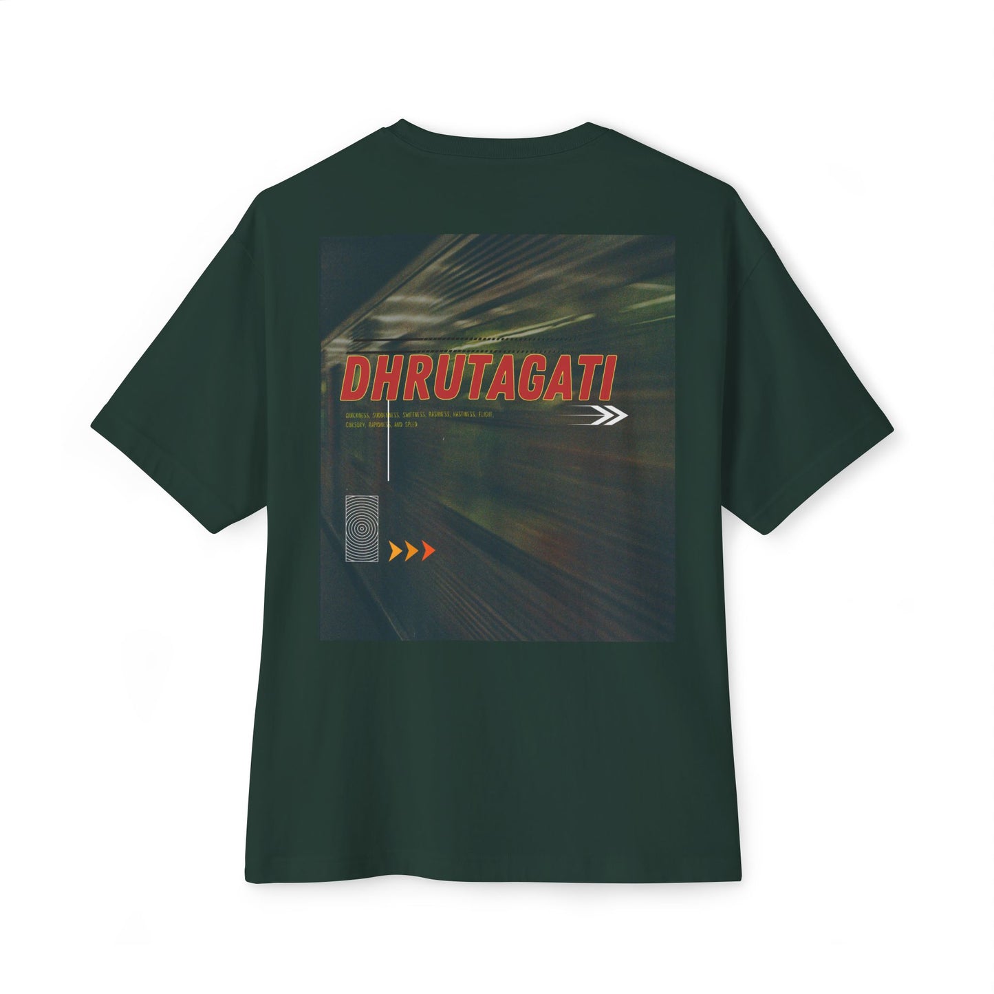 Dhrutagati -  Oversized Boxy Backprint T Shirt
