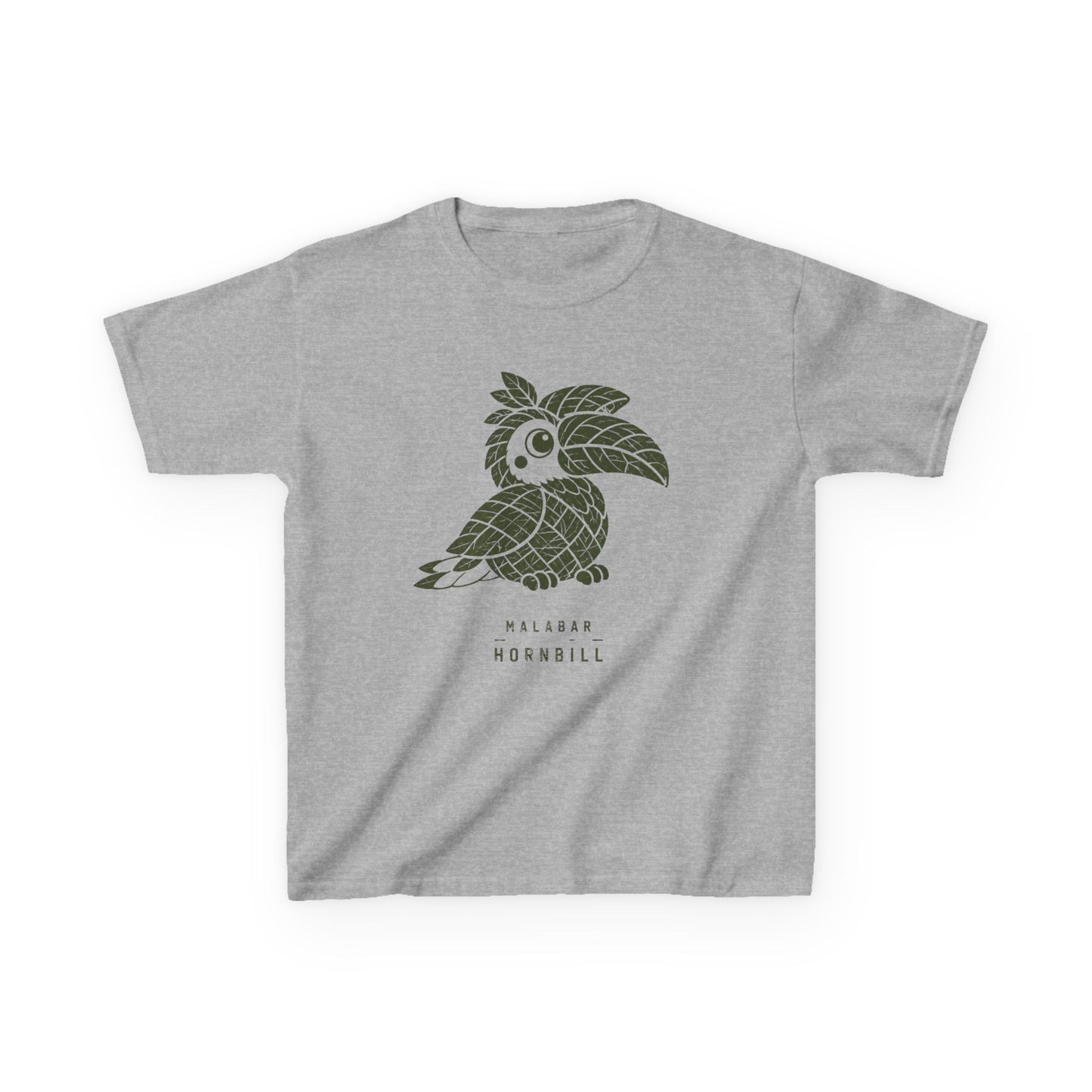 Malabar Hornbill Kids Unisex T Shirt