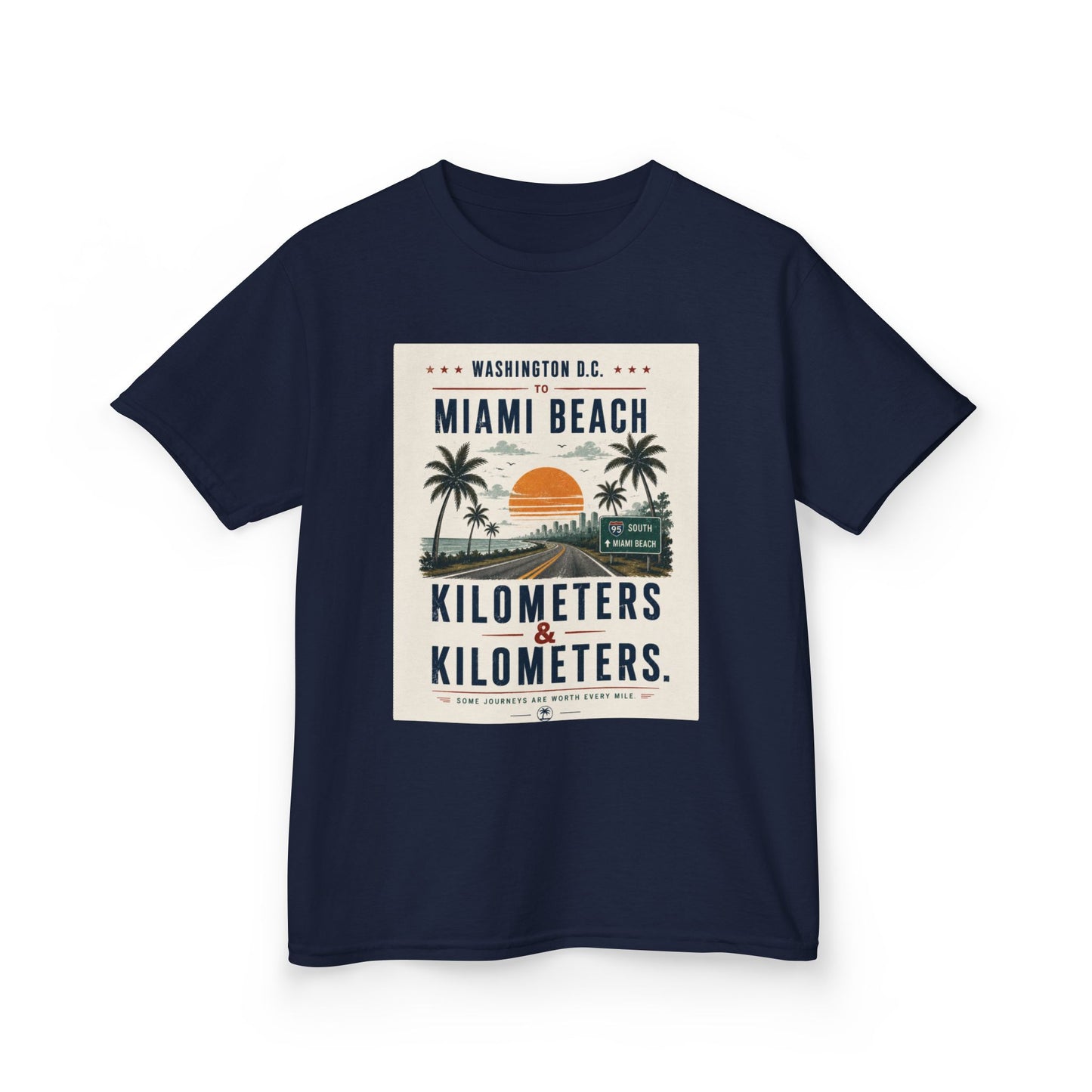 DC To Miami Beach Kids Unisex T Shirt