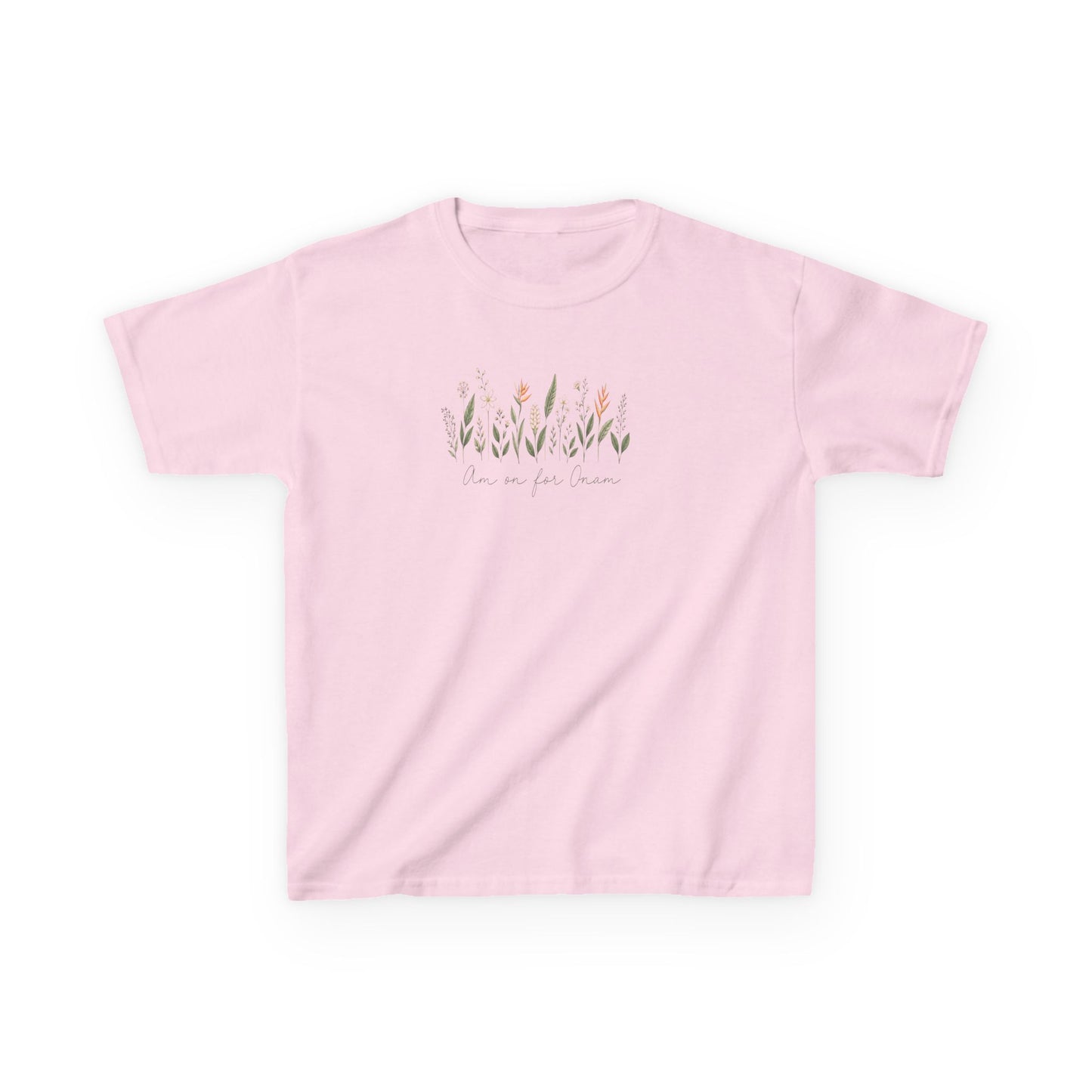 Am On For Onam Kids Unisex T Shirt