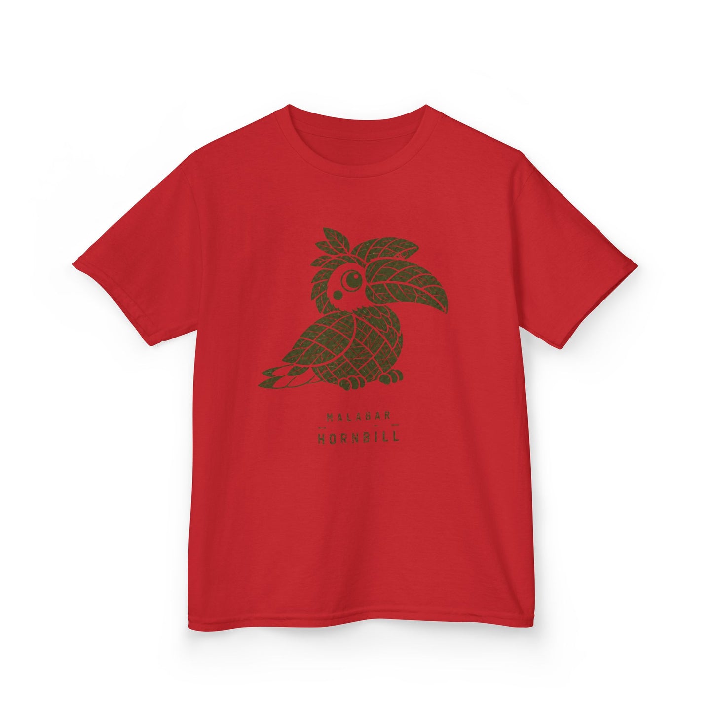 Malabar Hornbill Kids Unisex T Shirt
