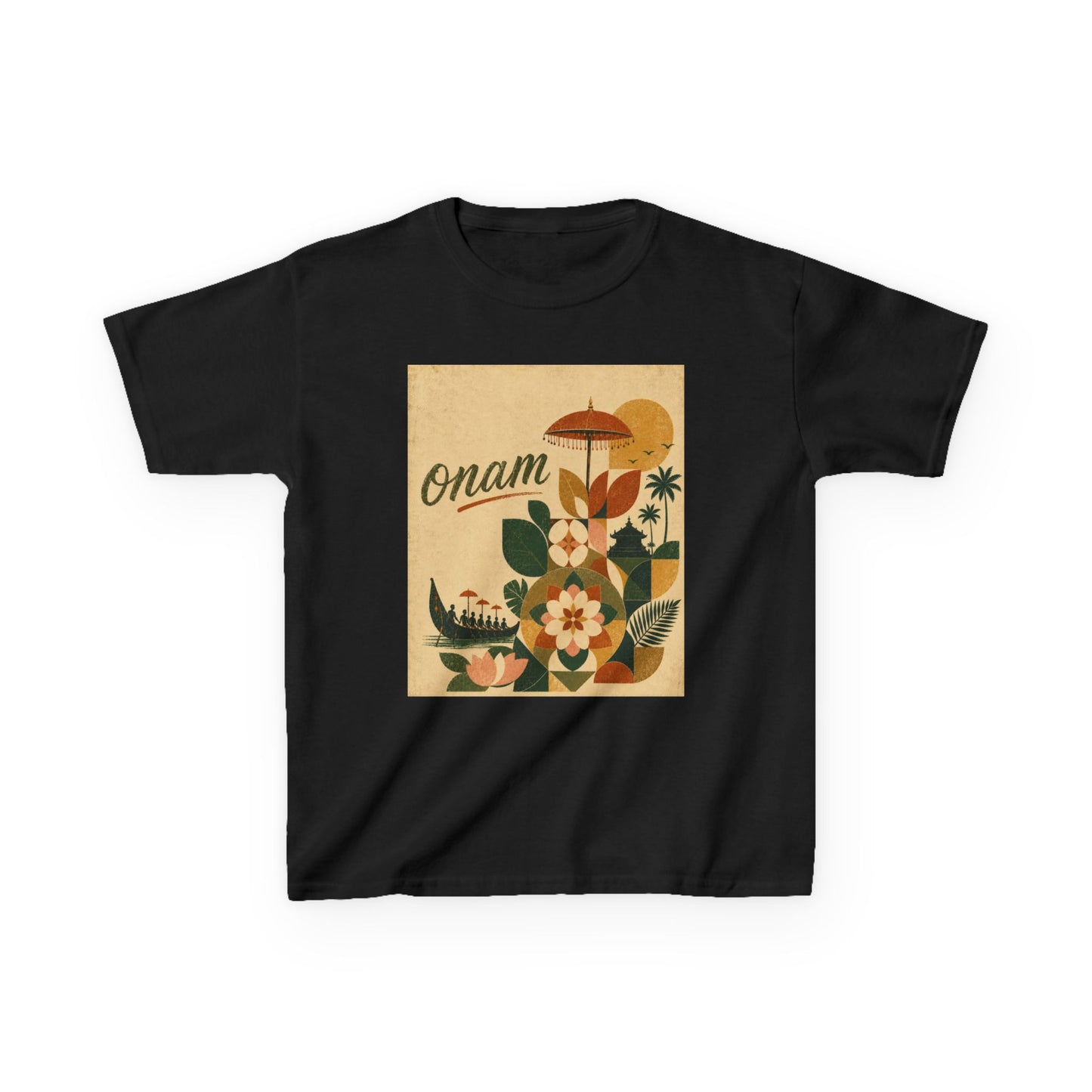 Onam Flowers Kids Unisex T Shirt