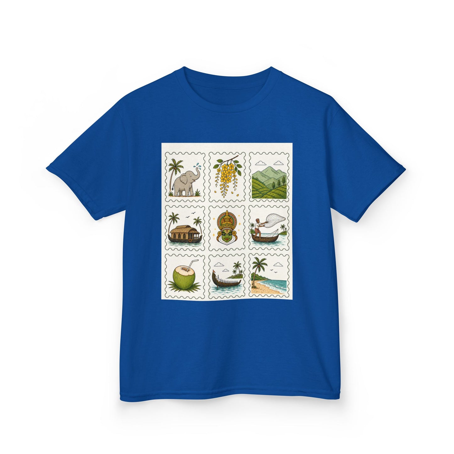 Kerala Stamp  Kids Unisex T Shirt