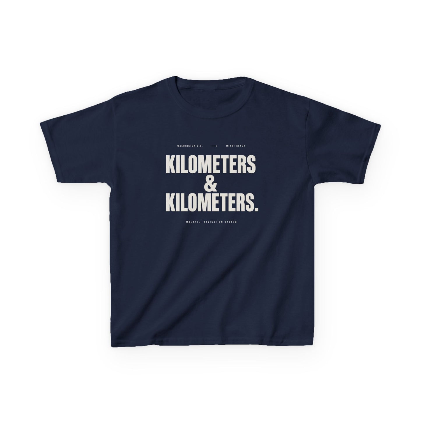 Kilometers & Kilmoeters Kids Unisex T Shirt