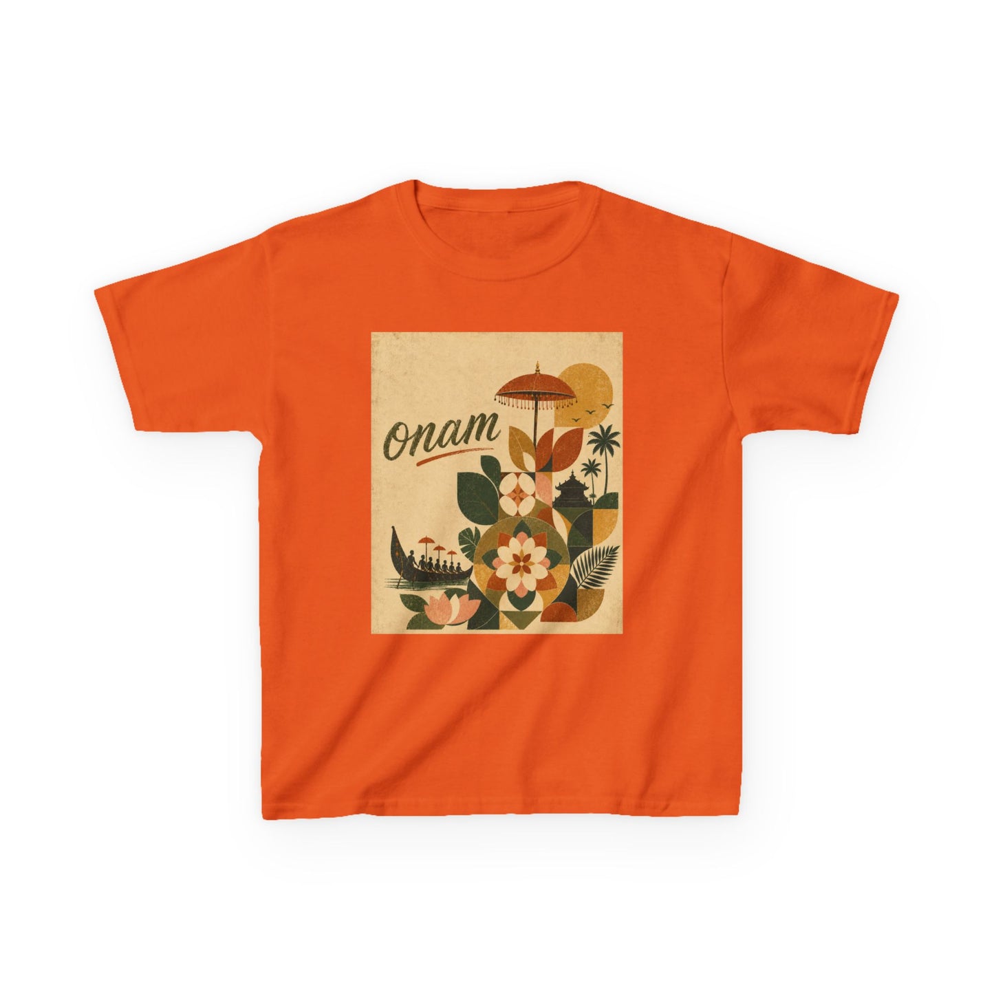 Onam Flowers Kids Unisex T Shirt