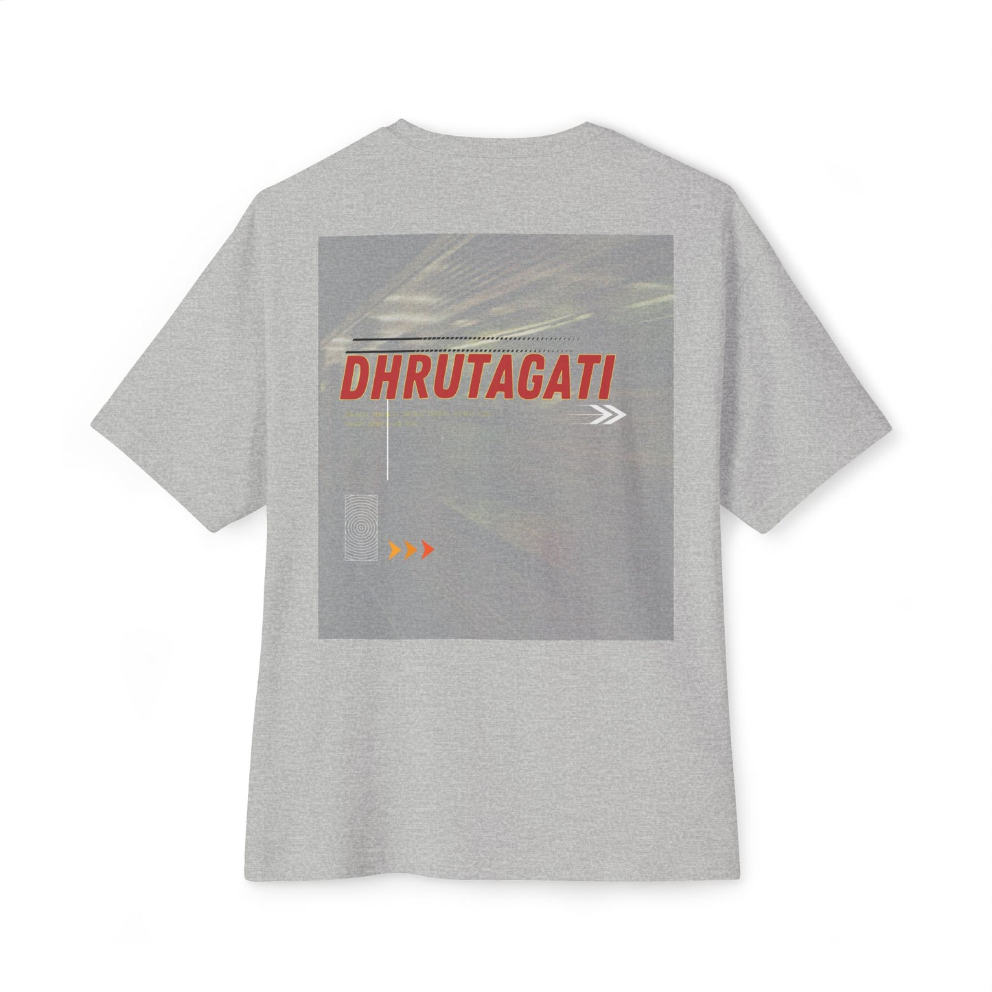 Dhrutagati -  Oversized Boxy Backprint T Shirt