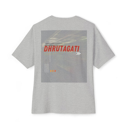 Dhrutagati -  Oversized Boxy Backprint T Shirt