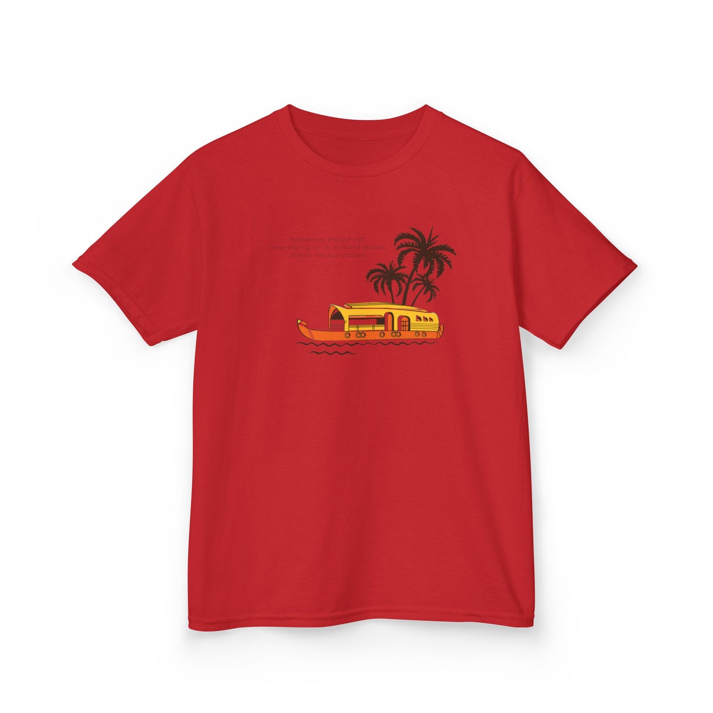 Houseboat Sailing Kids Unisex T Shirt