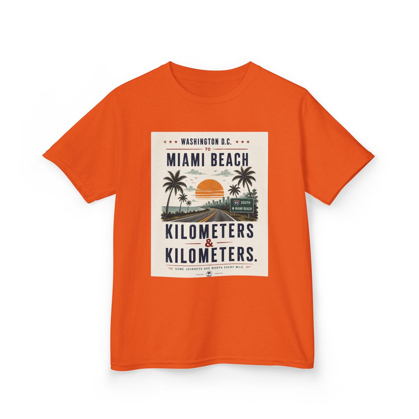 DC To Miami Beach Kids Unisex T Shirt