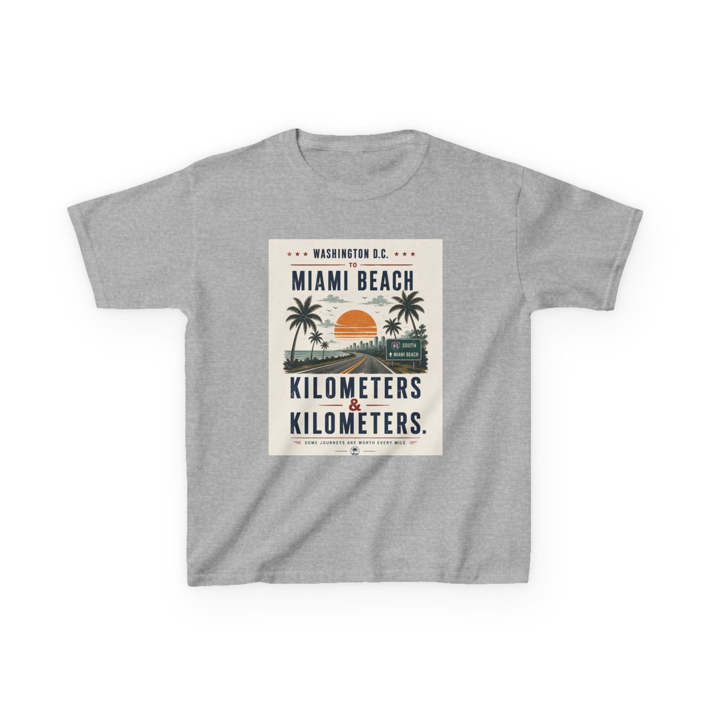 DC To Miami Beach Kids Unisex T Shirt