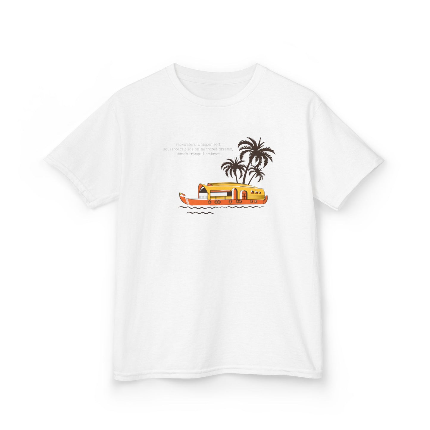 Houseboat Sailing Kids Unisex T Shirt